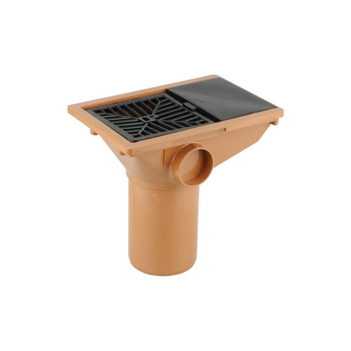 Osmadrain Plain Ended Vertical Inlet Hopper 110mm 4D508