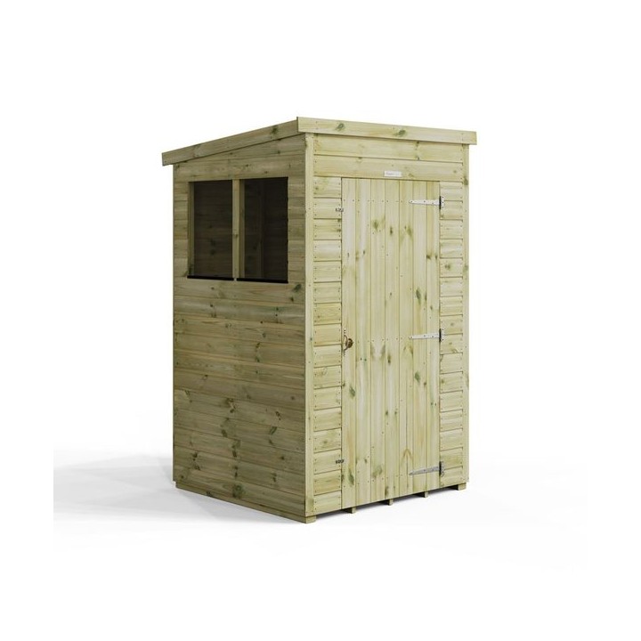 4x4 Premium Powersheds Pent