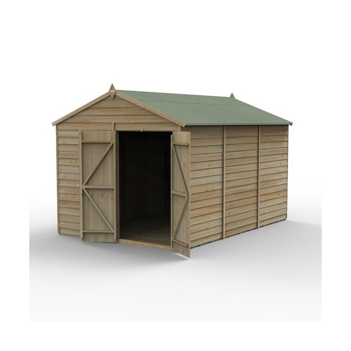 4LIFE Apex Shed 8 x 12 - Double Door - No Window Installation