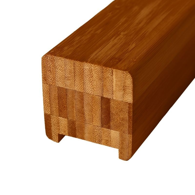 Flair Stairs Contemporary Handrail 60 x 60mm With 41mm Groove 4.2m Dark