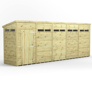 20x4 Premium Powersheds Security Pent
