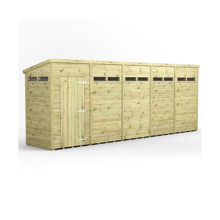 20x4 Premium Powersheds Security Pent