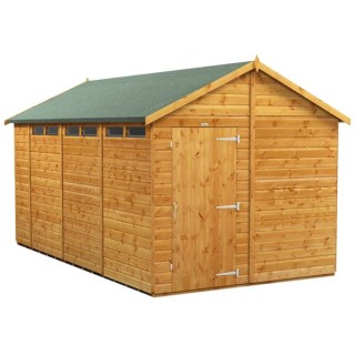 14 x 8 Power Apex Security Shed
