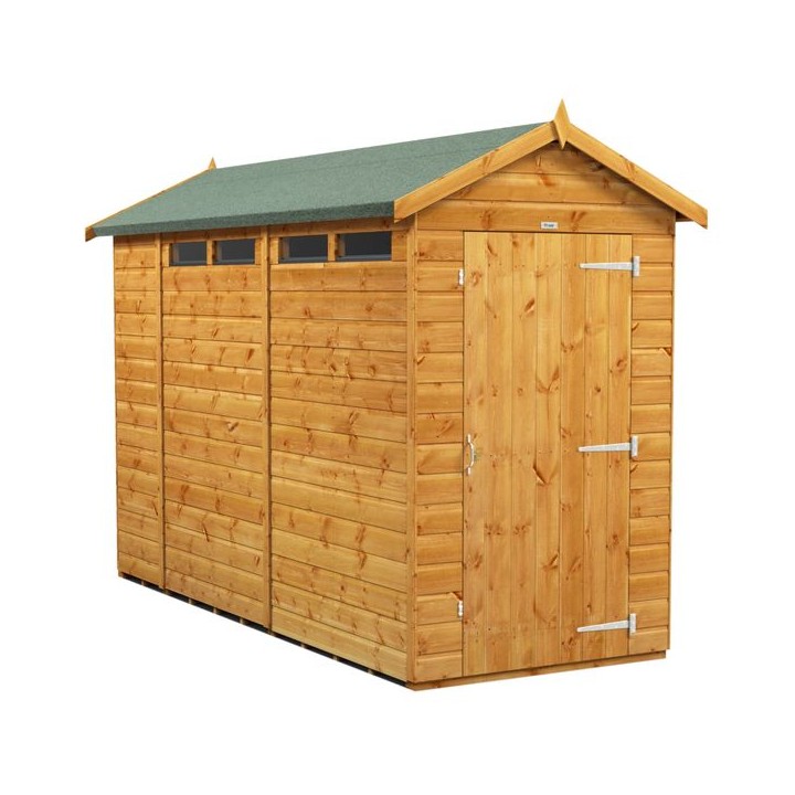 10 x 4 Power Apex Security Shed