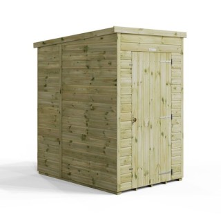 4x6 Premium Powersheds Pent No Windows