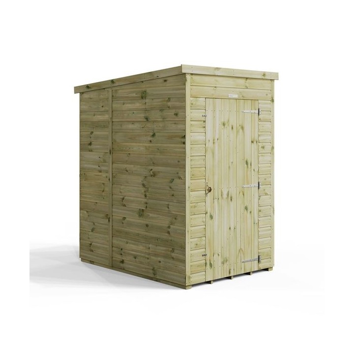 4x6 Premium Powersheds Pent No Windows