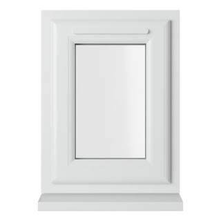 Crystal Triple Glazed uPVC Window White Top Hung 440mm x 610mm Clear