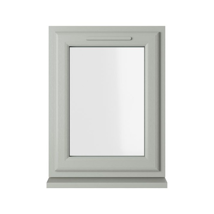 Crystal Triple Glazed uPVC Window Agate/White Left Hung 610mm x 965mm Clear