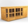 14 x 6 Power Pent Potting Shed With 4ft Side Store