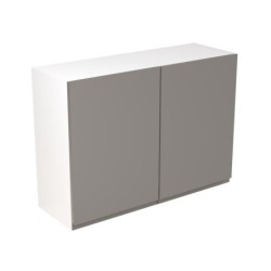 Flatpack Wall Unit J-pull Super Gloss Dust Grey 1000mm - FKKJ0315