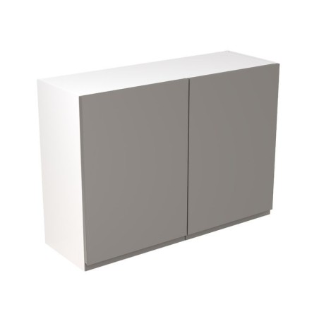 Flatpack Wall Unit J-pull Super Gloss Dust Grey 1000mm - FKKJ0315