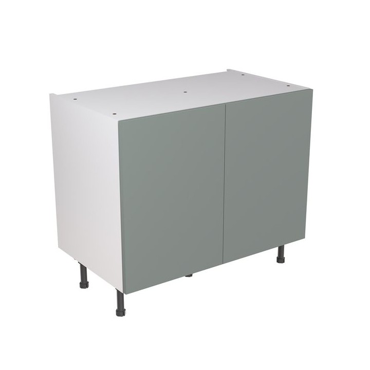 Flatpack 1000 Base Kitchen Cabinet Slab Supermatt Agave Green