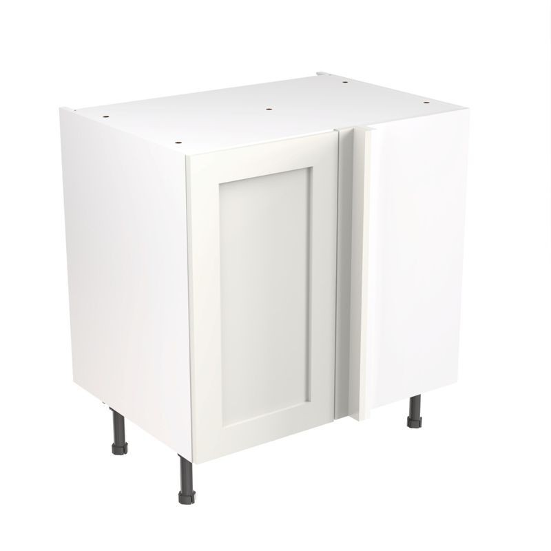 Flatpack Corner Base Unit Shaker Ultra Matt White 800mm - FKKH0537