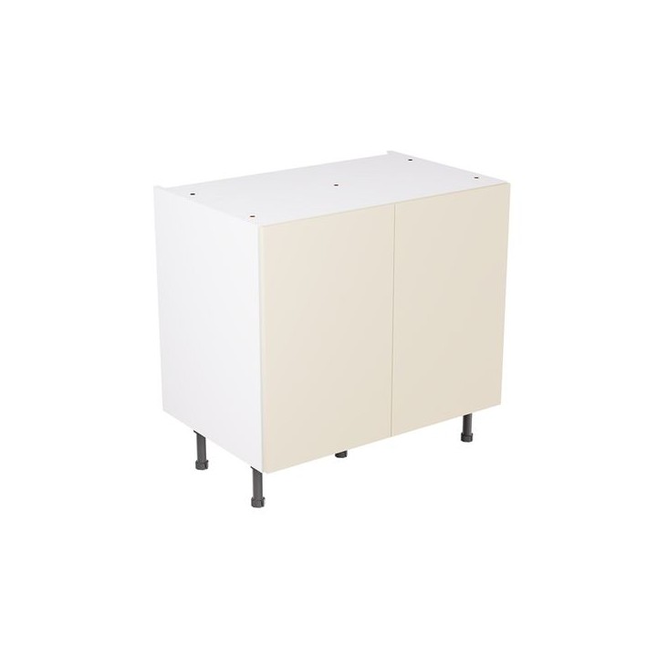 Flatpack 900 Base Kitchen Cabinet Slab Supermatt Cashmere