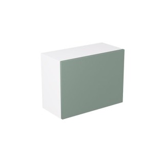 Flatpack 600 Single Extractor Wall Kitchen Cabinet Slab Supermatt Agave Green