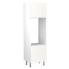 Flatpack Double Oven Tower Ultra Matt White Slab 600mm - FKKF0521