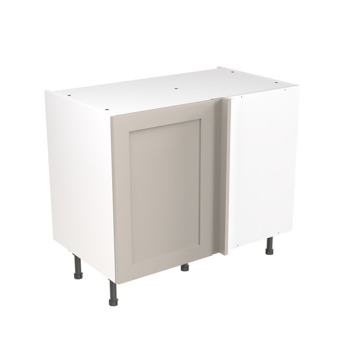 Flatpack Corner Base Unit Shaker Ultra Matt Light Grey 1000mm - FKKH0709