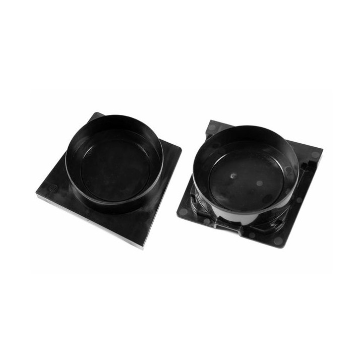 Clark-Drain New Style Plastic Channel End Cap and Outlet Set 128 x 117mm