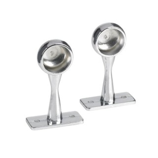 Rothley End Brackets Chrome Plated 19mm