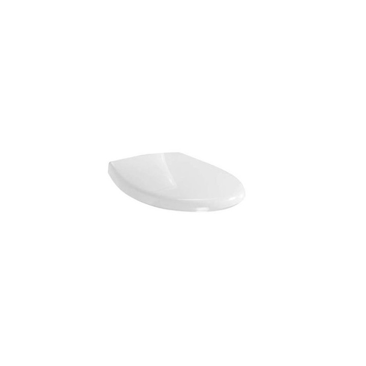 Twyford Galerie Toilet Seat & Cover Stainless Steel White GN7815WH