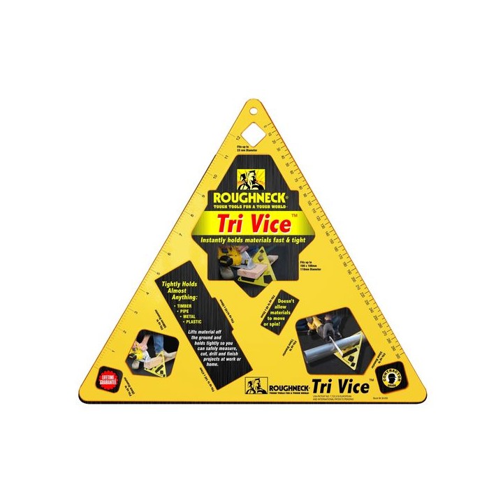 Roughneck Tri Vice with Measuring Rule ROU38650