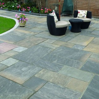 Talasey Classicstone Indian Sandstone Natural Stone Paving Graphite Sandstone 18.90m2 Project Pack