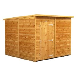 8 x 8 Power Pent Windowless Garden Shed