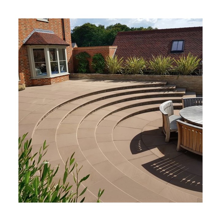 Marshalls Fairstone Sawn Versuro Garden Paving Autumn Bronze Multi Project Pack 11.3m²