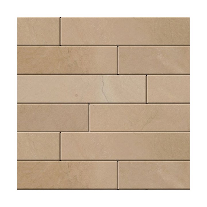 Marshalls Fairstone Sawn Versuro Walling Golden Sand Project Pack 4.26m2