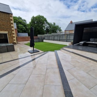 Talasey Vitripiazza Dusk Porcelain Paving Sand 600 x 900mm