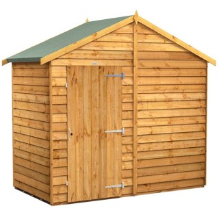 4 x 8 Power Overlap Apex Windowless Shed