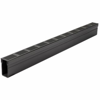 ACO Threshold Drain Black Aluminium Grating