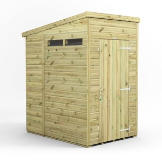 4x6 Premium Powersheds Security Pent