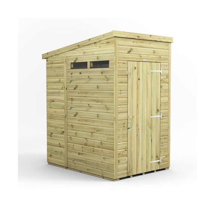 4x6 Premium Powersheds Security Pent