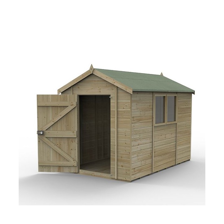 Timberdale 10 x 6 Apex Shed - Installed