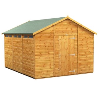 12 x 10 Power Apex Security Shed