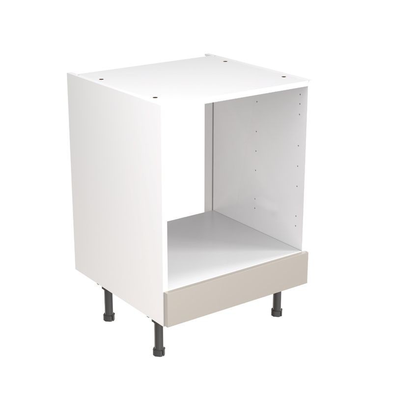 Flatpack Built Under Oven Housing Unit Ultra Matt Light Grey Slab 600mm - FKKF0705 Flatpack Built Under Oven Housing Unit Ultra Matt Light Grey Slab 600mm - FKKF0705