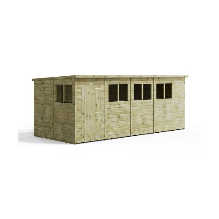 18x8 Premium Powersheds Pent