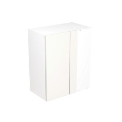 Flatpack Closed Corner Wall Unit Ultra Matt White Slab 600mm - FKKF0516