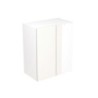 Flatpack Closed Corner Wall Unit Ultra Matt White Slab 600mm - FKKF0516