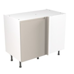 Flatpack Corner Base Unit J-pull Ultra Matt Light Grey 1000mm - FKKJ0709