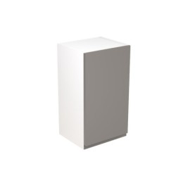 Flatpack Wall Unit J-pull Super Gloss Dust Grey 400mm - FKKJ0312