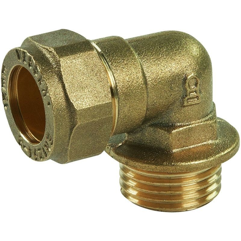 Compression Elbow Mi DZR 15mm x 3 4in