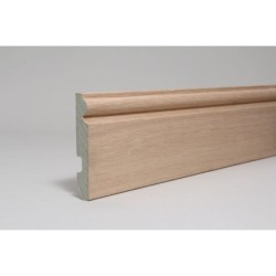 W Howard TRV18119WO4400 Veneered Torus Moisture Resistant MDF Skirting Board American White Oak 18 x