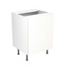 Flatpack Sink Base Unit Value Slab Standard Matt White 600mm - FKKM1035
