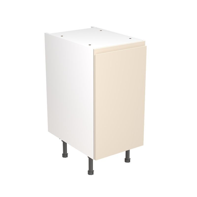 Flatpack Base Unit J-PULL Super Gloss Cashmere 400mm Flatpack Base Unit J-PULL Super Gloss Cashmere 400mm