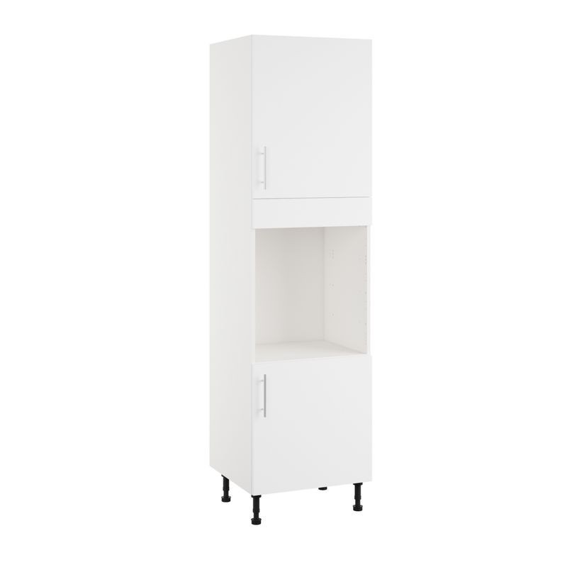 Essence White 600mm Single Oven Tower Type A