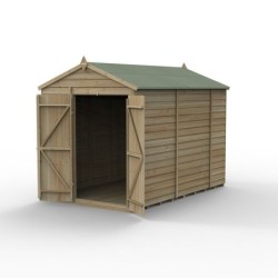 4LIFE Apex Shed 6 x 10 - Double Door - No Window Home Delivery