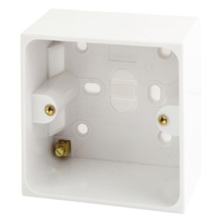 4Trade Surface Mounted Box 1 Gang 47mm