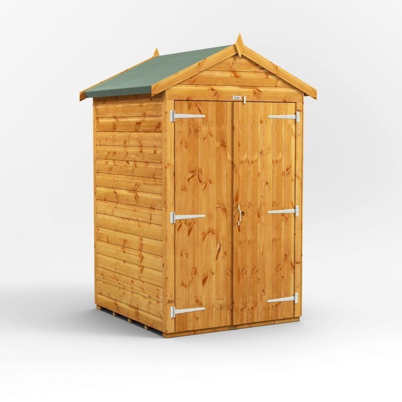 4 x 4 Power Windowless Apex Double Door 4 x 4 Power Windowless Apex Double Door